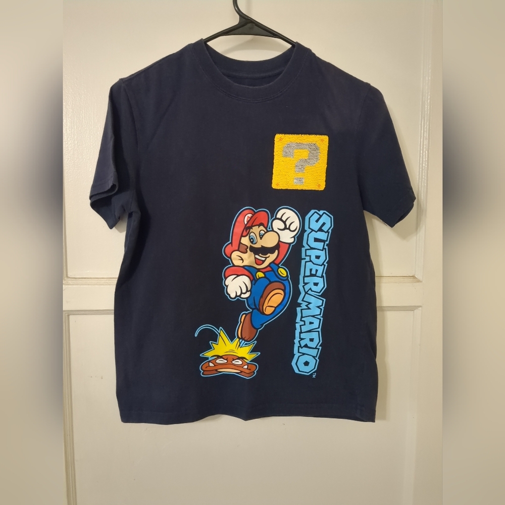 Nintendo Blue and Red Short Sleeve Tees